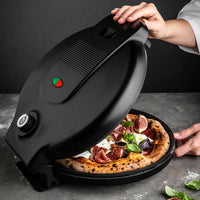 MASTERCHEF Black pizza machine H 11.7 x W 32.5 x D 36.7 cm - best price from Maltashopper.com CS670824