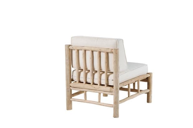 Casa PANTAI Natural lounge chair H 85 x W 70 x D 77 cm