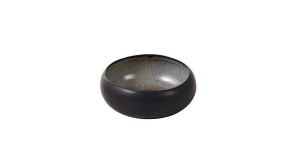 Casa LAVA Bowl 26 CL black, H 4,5 cm - Ø 12 cm