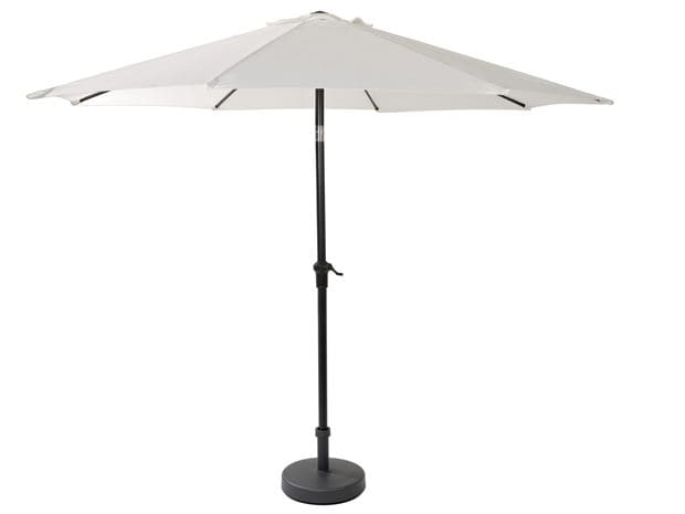 ALU Umbrella without white base H 240 cm - Ø 300 cm