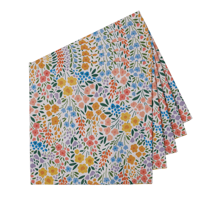 FANNY Set of 20 multicoloured napkins - best price from Maltashopper.com CS690564