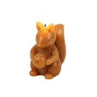 SQUIRREL Brown squirrel candle H 9 x W 5 x L 8 cm - best price from Maltashopper.com CS675864