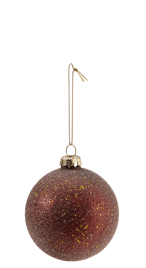Casa RORY Brown Christmas ballØ 8 cm