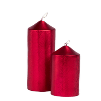 PILAR Red candle H 12 cm - Ø 7 cm - best price from Maltashopper.com CS609070