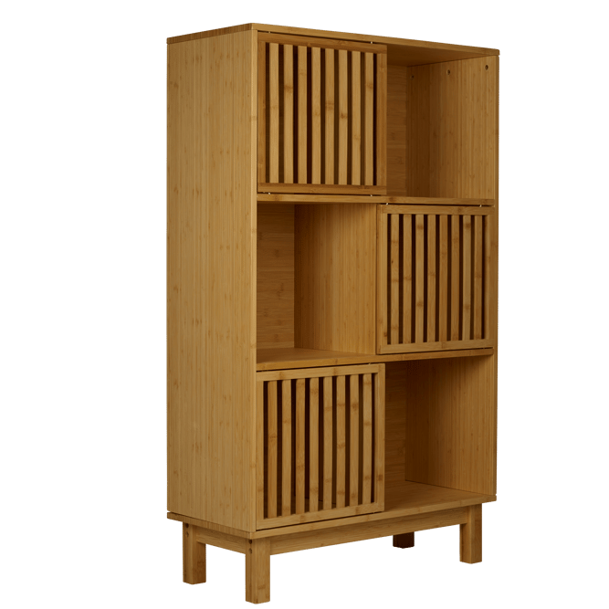 Casa HELGE Wardrobe with natural compartments, H 126 x W 75,8 x D 32,5 cm