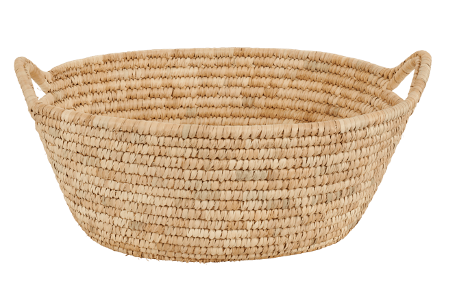 DOEBIE Natural oval basket