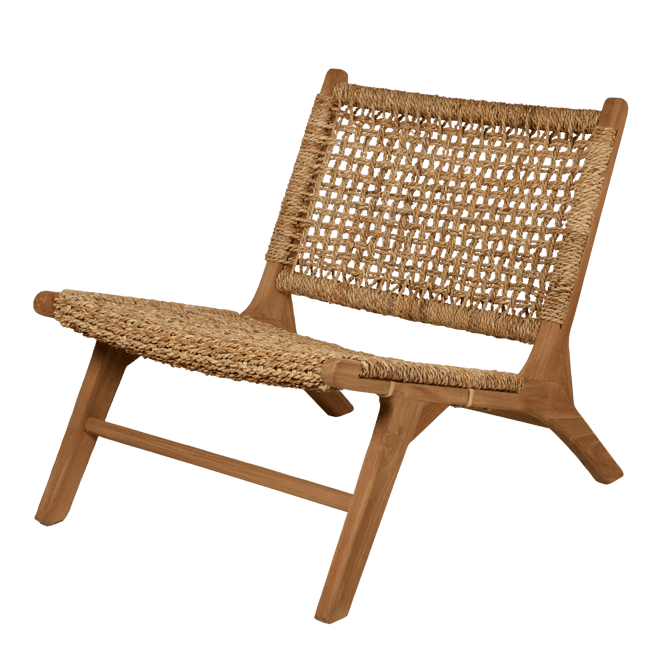 MADURA Natural lounge chair - best price from Maltashopper.com CS689913