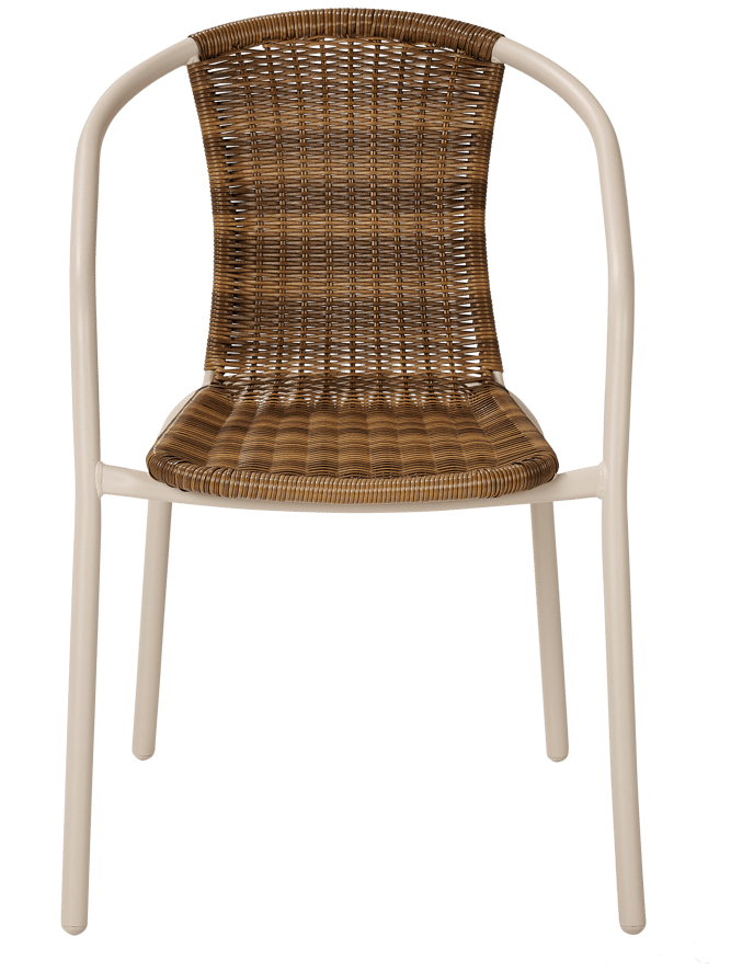 Casa GERONA STACKING CHAIR SAND+NAT
