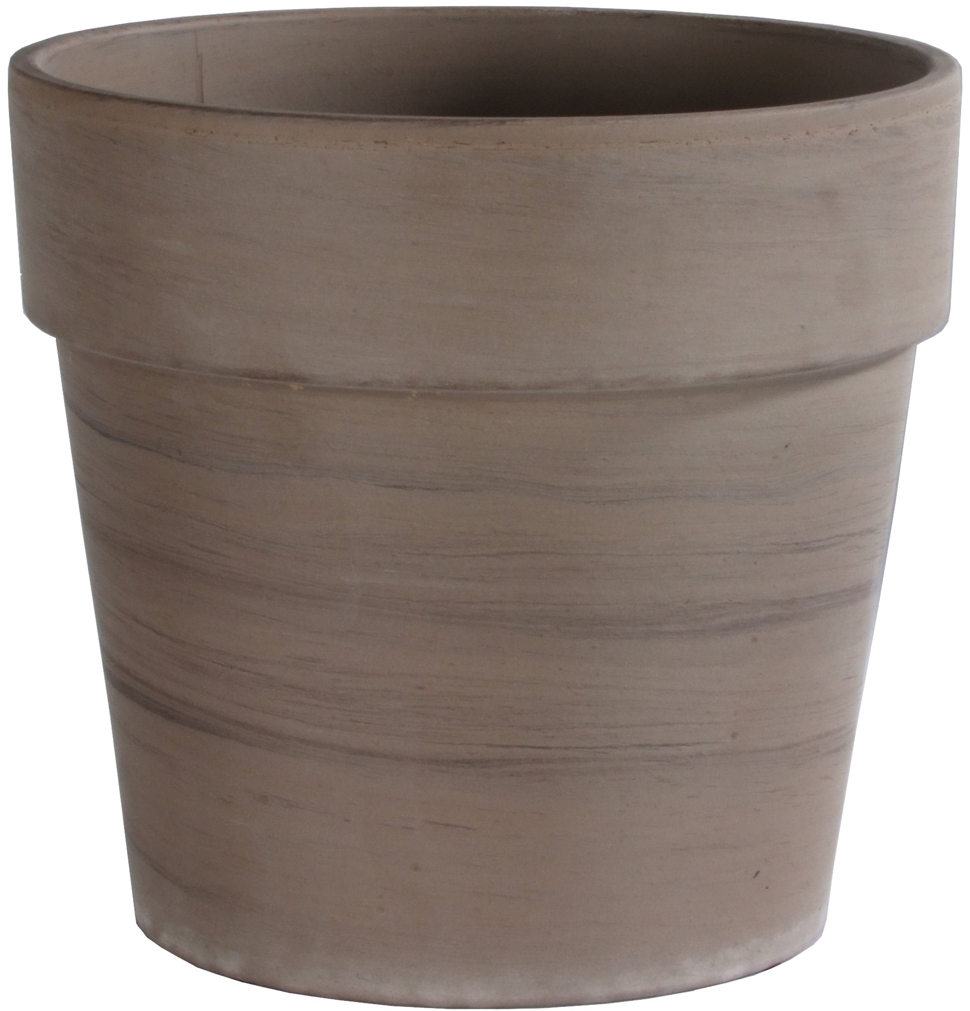 TERRACOTTA VASE DIAMETER 24XH21.5 CM CALIMA BASALT