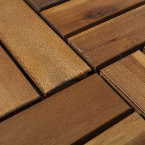 Bricocenter ACACIA INTERLOCKING TILE 30X30X H 2.4 CM