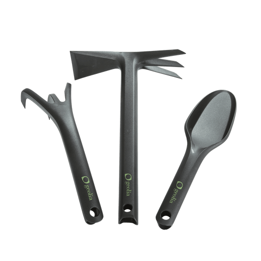 Bricocenter SET OF THREE SMALL GEOLIA TOOLS IN DURABLE PLASTIC