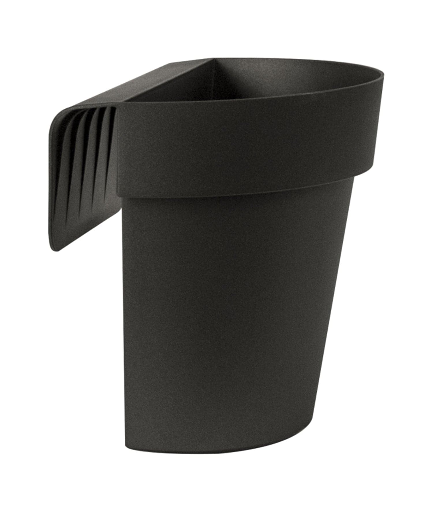 INJECTION UP VASE WITH RESERVE CM 25X20 H 23 ANTHRACITE