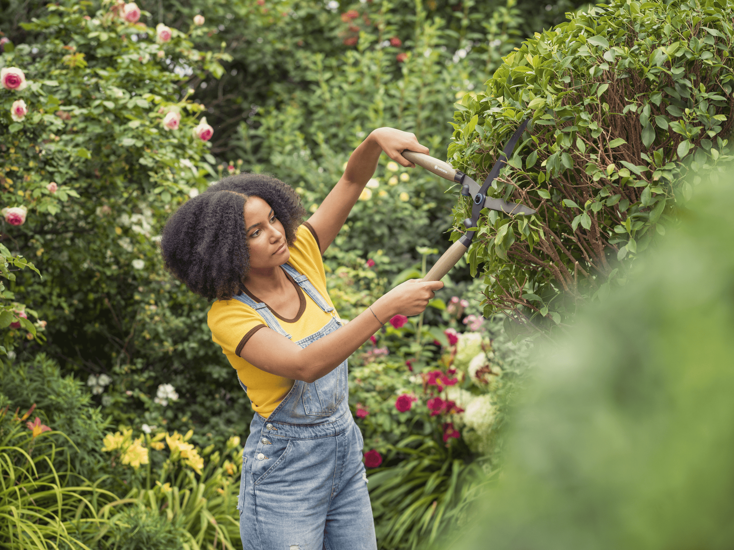 Bricocenter GARDENA ALUMINIUM HEDGE TRIMMER WITH WAVE BLADES