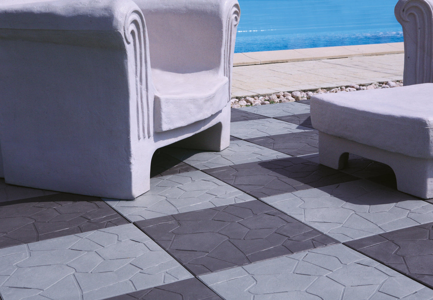 Bricocenter SNAPTILE ANTHRACITE TILE 40X40X2,5