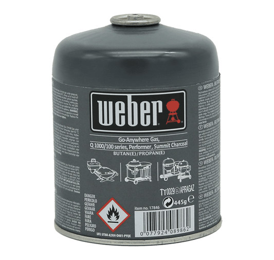 WEBER GAS CARTRIDGE 445GR