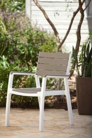Bricocenter HARMONY CHAIR WITH ARMREST 59x60x86 CAPUCCINO