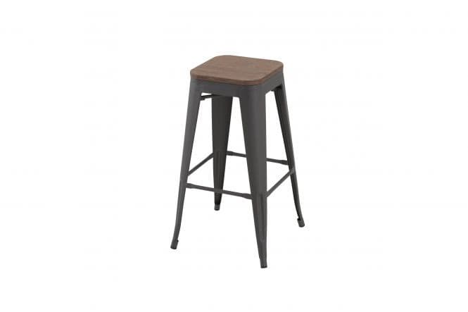 Bar stool 76X46.5X46.6 steel bamboo