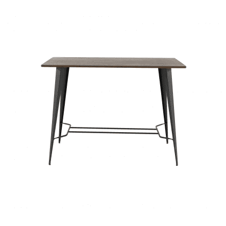 Bricocenter SOHO HIGH TABLE 70X140X102 steel bamboo