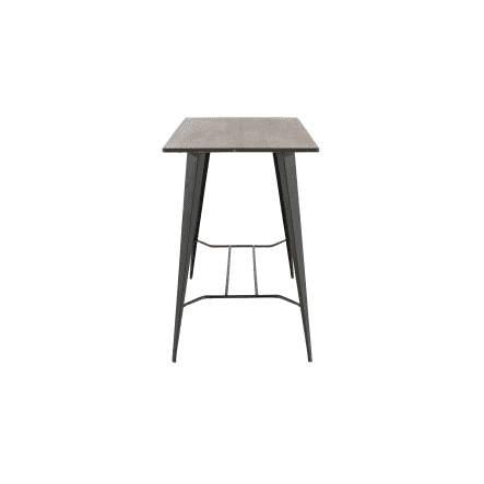 Bricocenter SOHO HIGH TABLE 70X140X102 steel bamboo