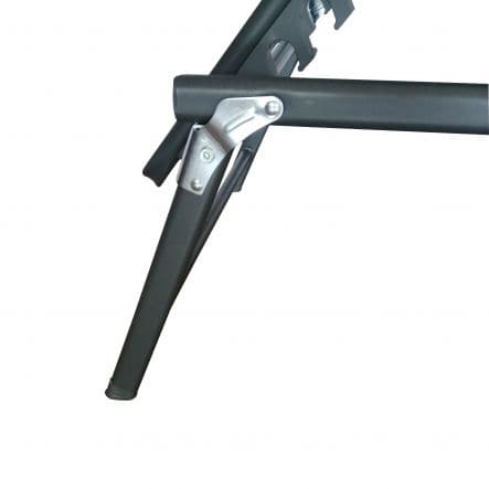 Bricocenter MALLORCA STEEL TEXTILENE LOUNGER BLACK