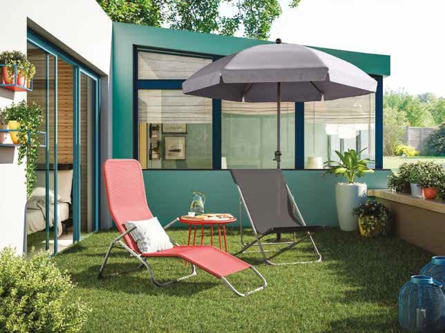 Bricocenter BIGREY NATERIAL D 250 STEEL UMBRELLA GREY