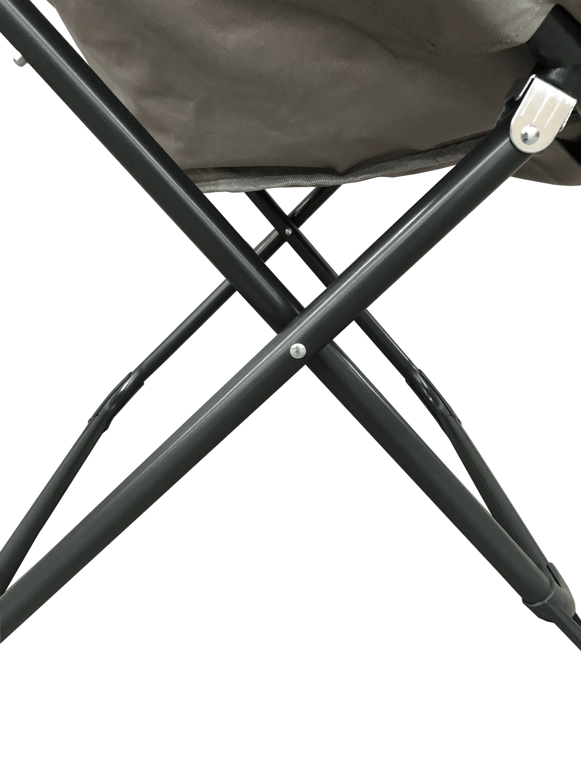 Bricocenter MOON STEEL POLYESTER FOLDING CHAIR DOVE GREY