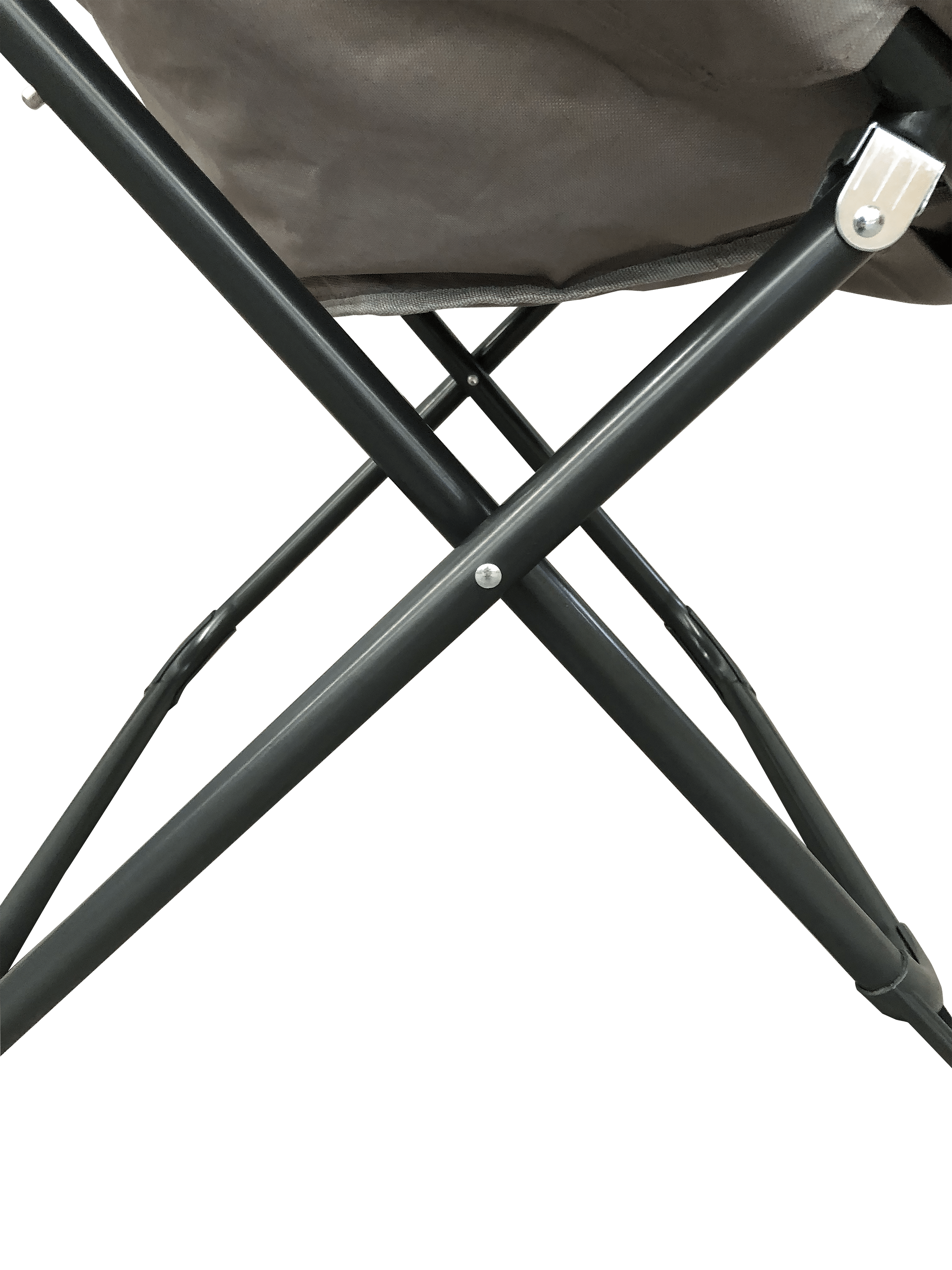 Bricocenter MOON STEEL POLYESTER FOLDING CHAIR DOVE GREY