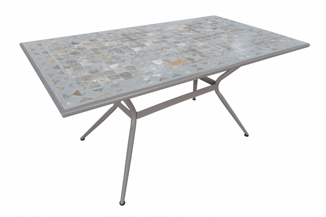 Bricocenter MAURO Table mosaic and iron 160X90cm