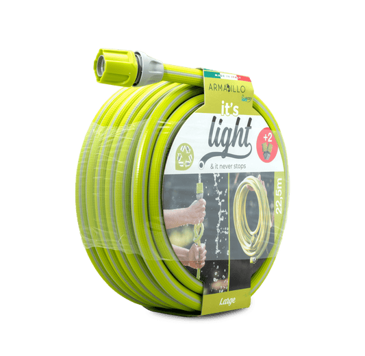 Bricocenter ARMADILLO ANTI-BEND AND ANTI-TWIST HOSE KIT 22.5MT 5/8 WITH 2 QUICK COUPLINGS