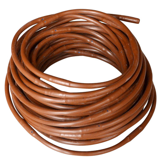 Bricocenter 4X6MM BROWN TUBING WITH INTEGRATED DRIP CAPS