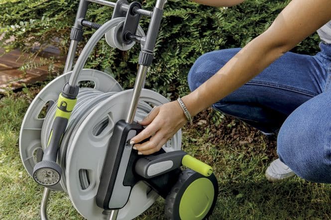 Bricocenter CONCEPT EASY GUIDE GARDEN HOSE REEL KIT WITH 30M HOSE