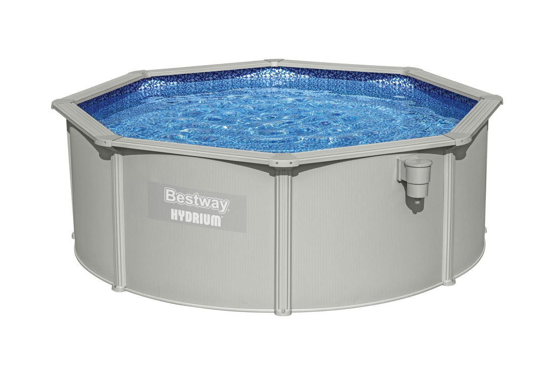 HYDRIUM - swimming pool, 360x120cm, with sand filter, cover and base mat included - best price from Maltashopper.com BR500015081