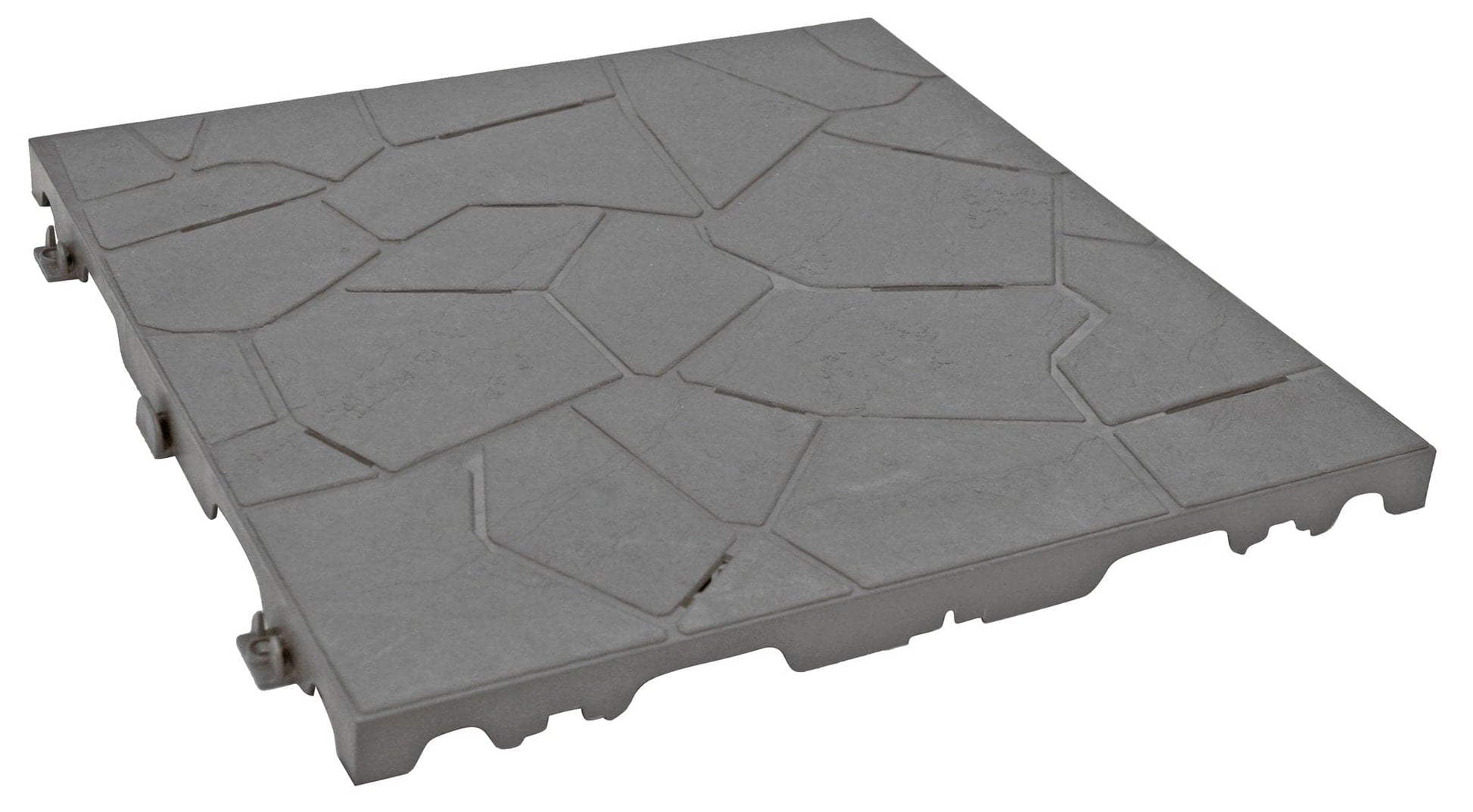 Bricocenter SNAPTILE GARDEN TILE 38X38X2.5 LIGHT GREY