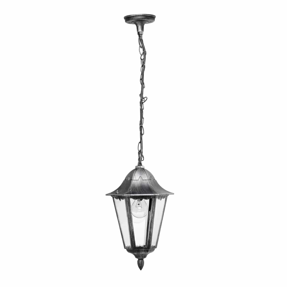 Bricocenter MONZA ALUMINIUM CHANDELIER BLACK 23X104.5 CM E27=100W IP44