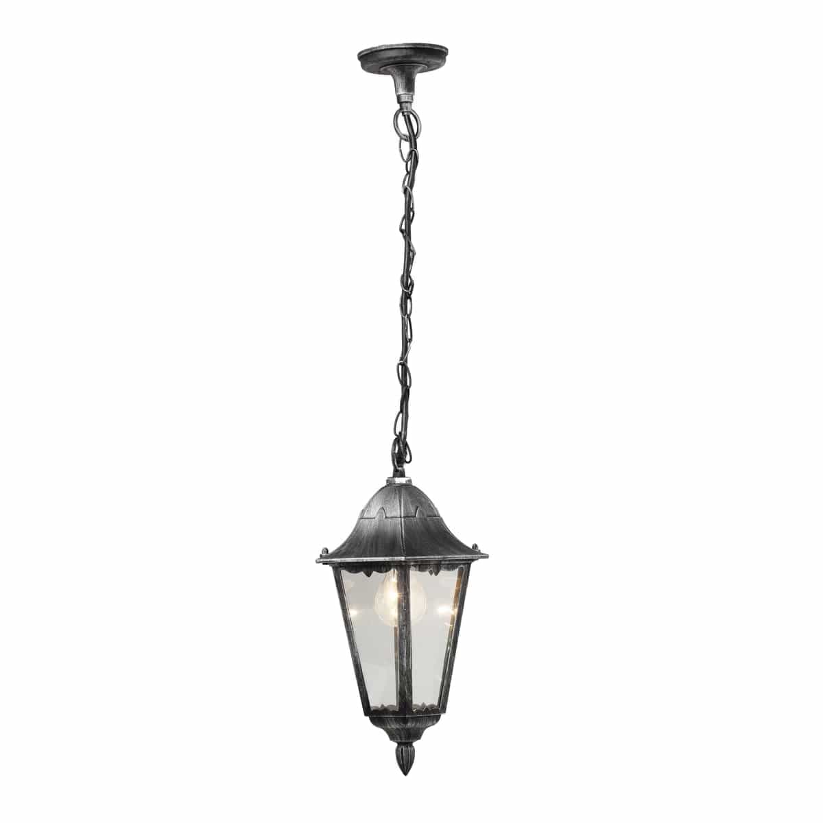 Bricocenter MONZA ALUMINIUM CHANDELIER BLACK 23X104.5 CM E27=100W IP44