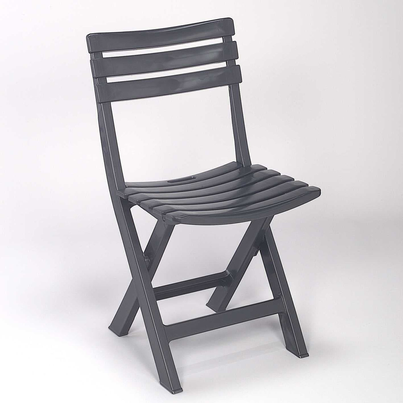 Bricocenter BIRKI ANTHRACITE FOLDING CHAIR