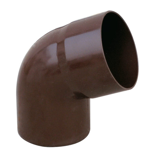 67 DEGREE BEND DIA 80 MM BROWN