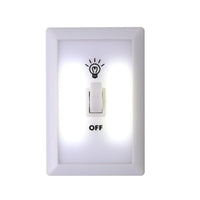 TILPA POINT LIGHT PLASTIC WHITE 11,5 CM LED COLD LIGHT WITH BATTERY WITH SWITCH - best price from Maltashopper.com BR420005637
