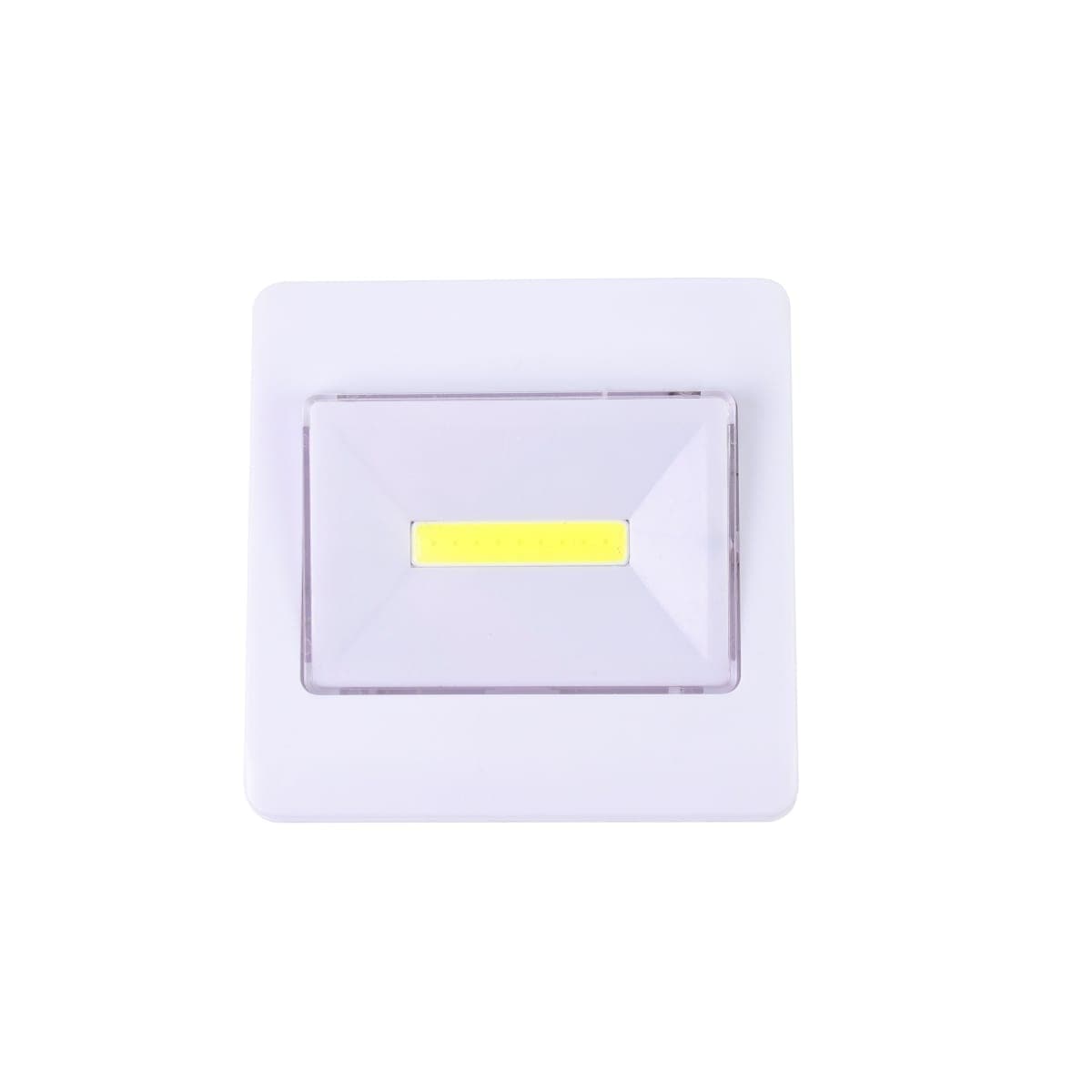 WHITE PLASTIC GIFT LIGHT 8.5 CM LED 1.3W COLD LIGHT WITH BATTERY AND SWITCH - best price from Maltashopper.com BR420005636