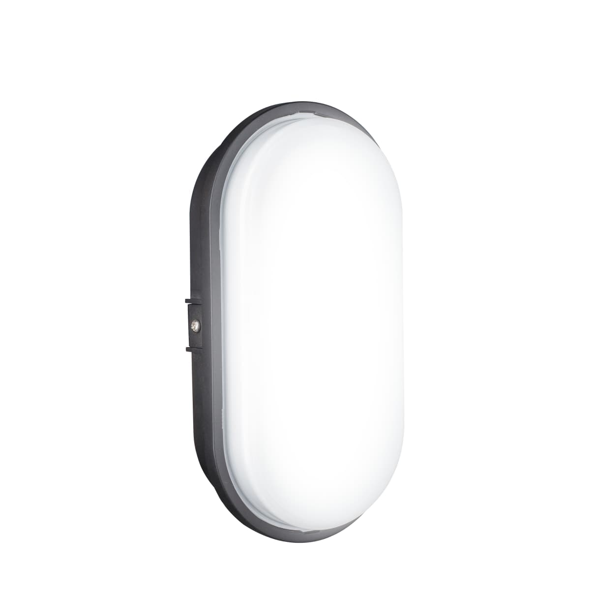 Bricocenter EZY CEILING LIGHT PLASTIC BLACK 20 CM LED 15W NATURAL LIGHT IP65