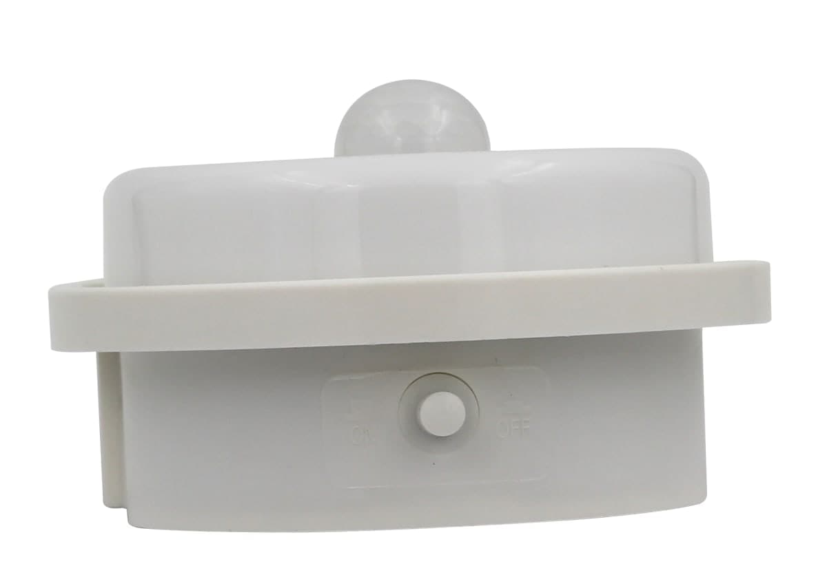 Bricocenter EZY CEILING LIGHT PLASTIC WHITE 20 CM LED 15W NATURAL LIGHT IP65 WITH SENSOR