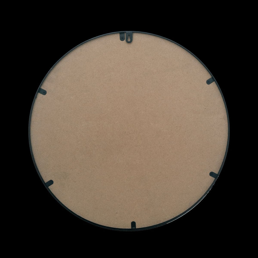 Bricocenter CIRCLE MIRROR 50 CM METAL BLACK