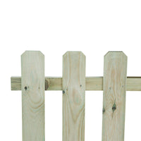 STRAIGHT FENCE 180 X H 70 CM MADE OF AUTOCLAVE-TREATED PINE WOOD