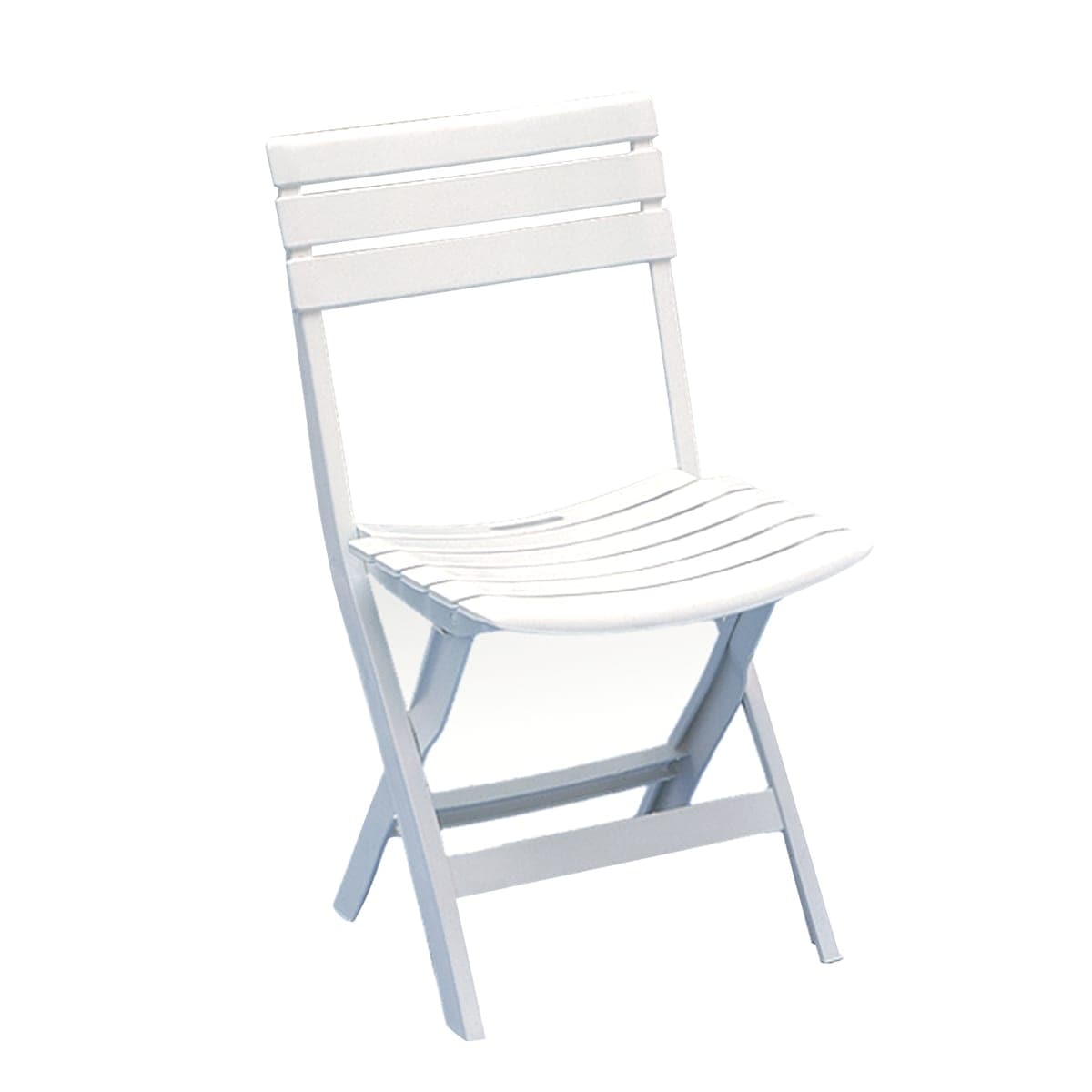 BIRKI WHITE FOLDING RESIN CHAIR - best price from Maltashopper.com BR500731127