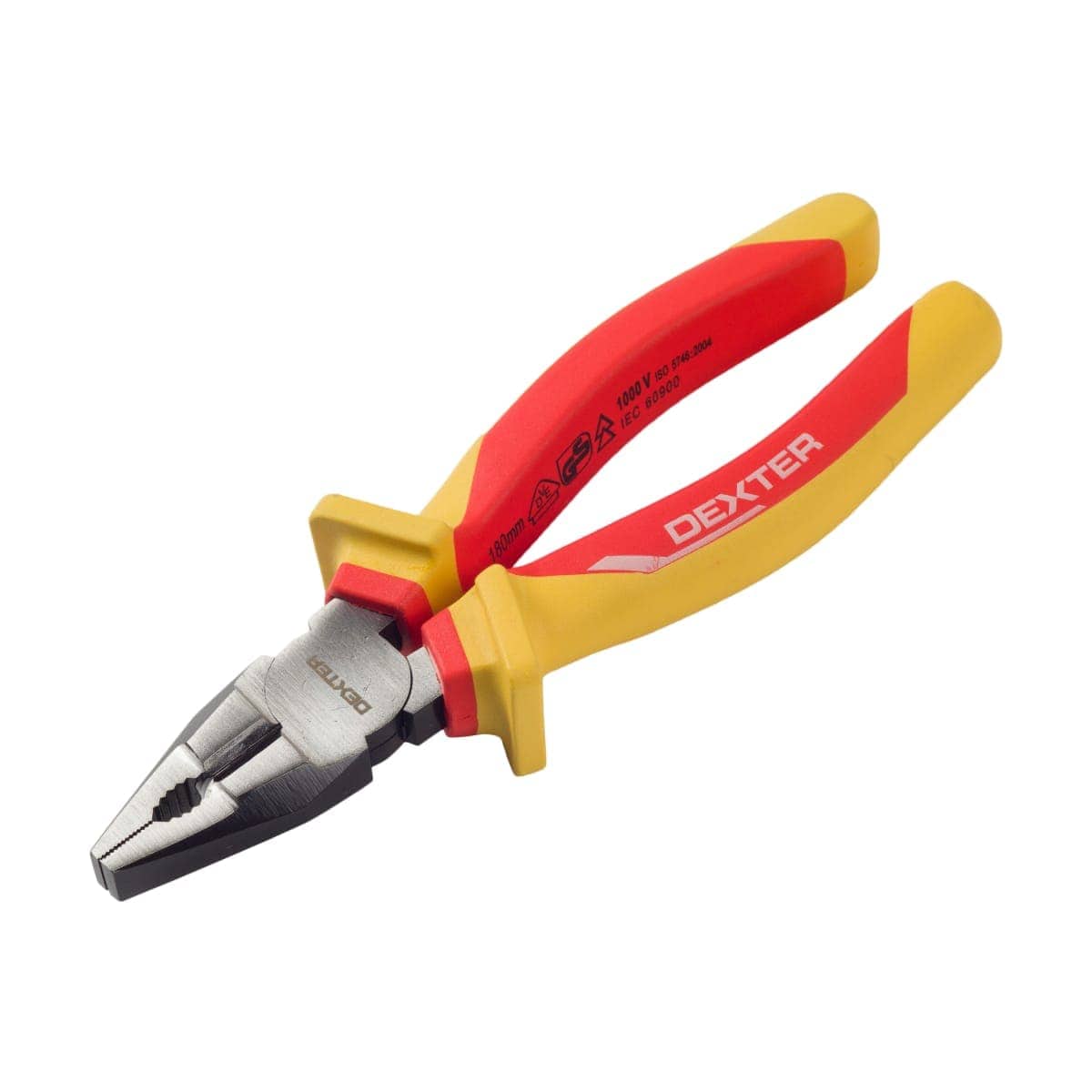 Bricocenter DEXTER 180 MM CHROME VANADIUM INSULATED UNIVERSAL PLIERS