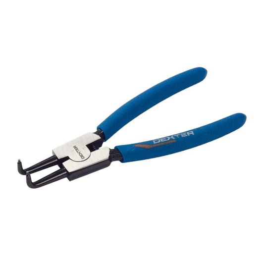 Bricocenter DEXTER 160 MM CHROME VANADIUM CURVED BEAK PLIERS FOR OUTER RINGS