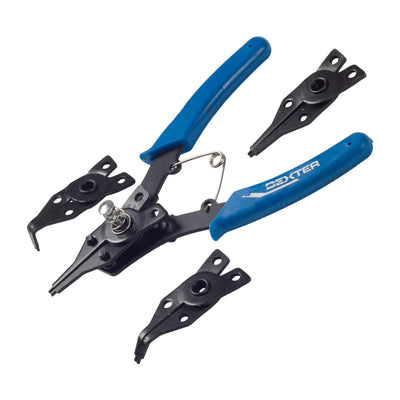 DEXTER 150 MM RING PLIERS WITH INTERCHANGEABLE HEAD - best price from Maltashopper.com BR400001915