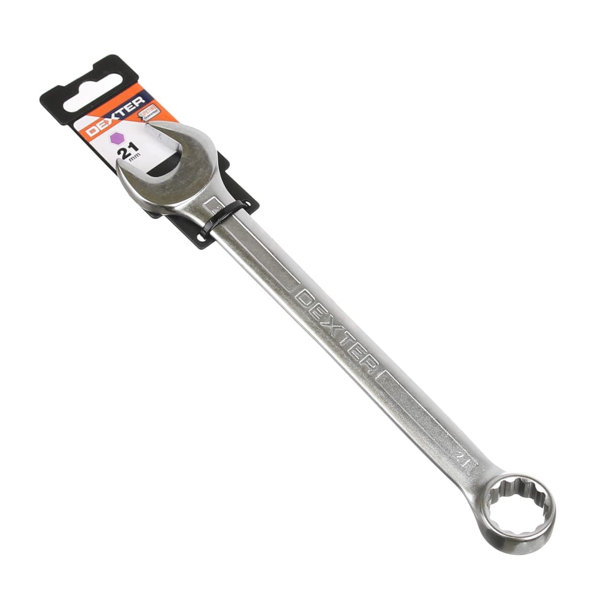 DEXTER COMBINATION SPANNER 21MM, LENGTH 249MM IN CHROME VANADIUM