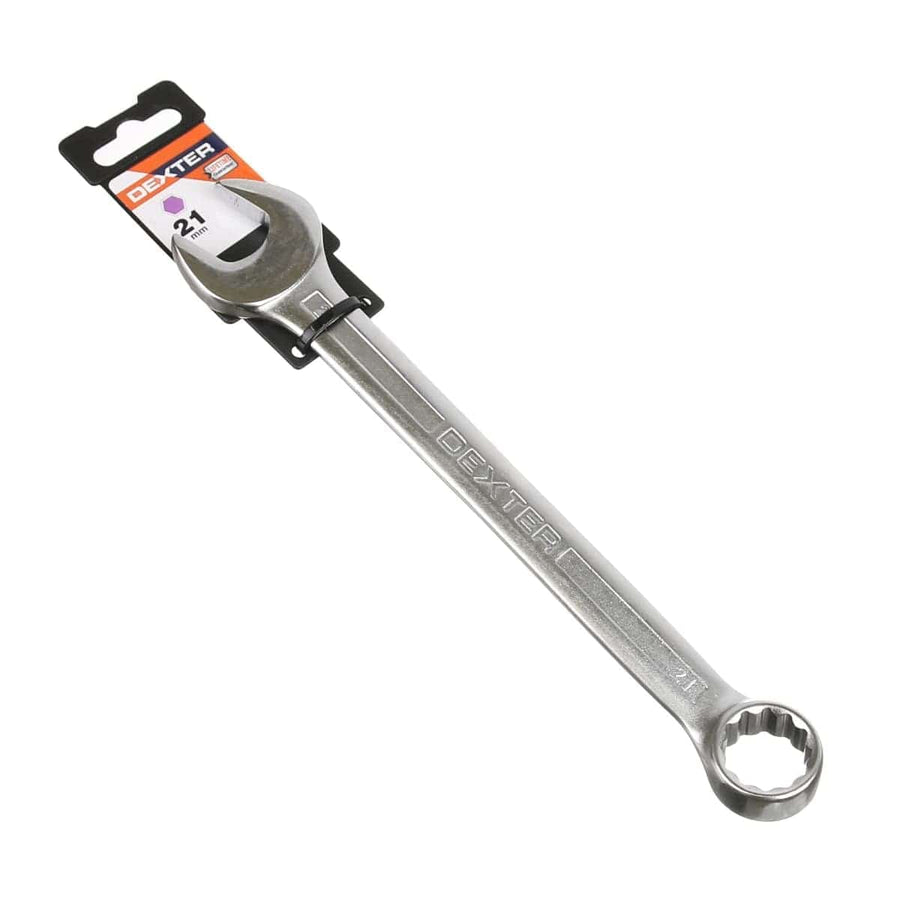Bricocenter DEXTER COMBINATION SPANNER 21MM, LENGTH 249MM IN CHROME VANADIUM