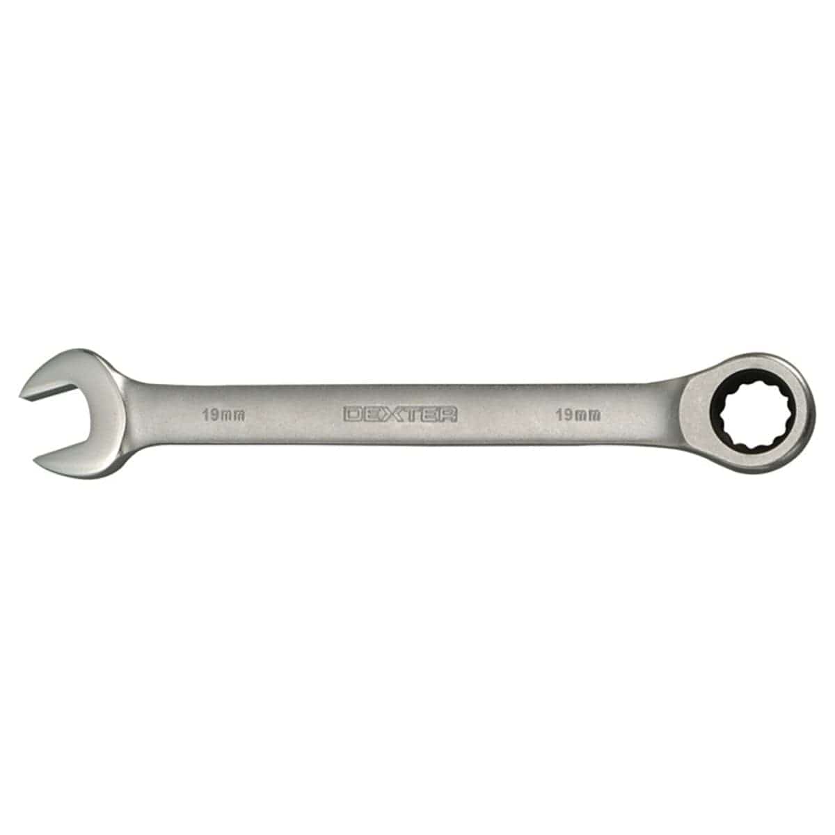 Bricocenter 19 MM DIAMETER COMBINATION RATCHET SPANNER, CHROME VANADIUM